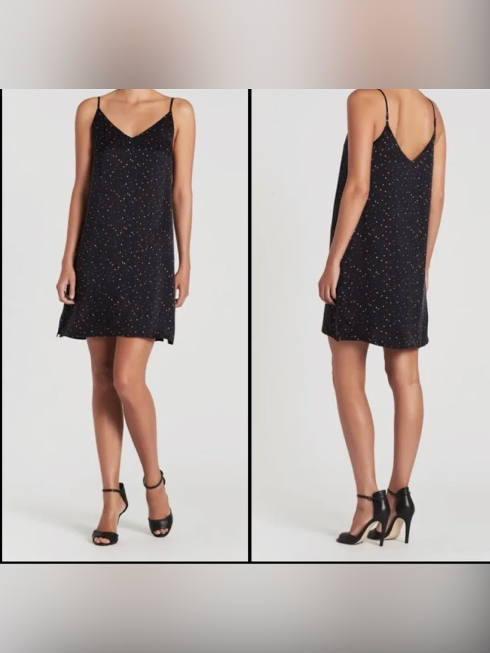 Elegant "Rails" Silk Slip Dress